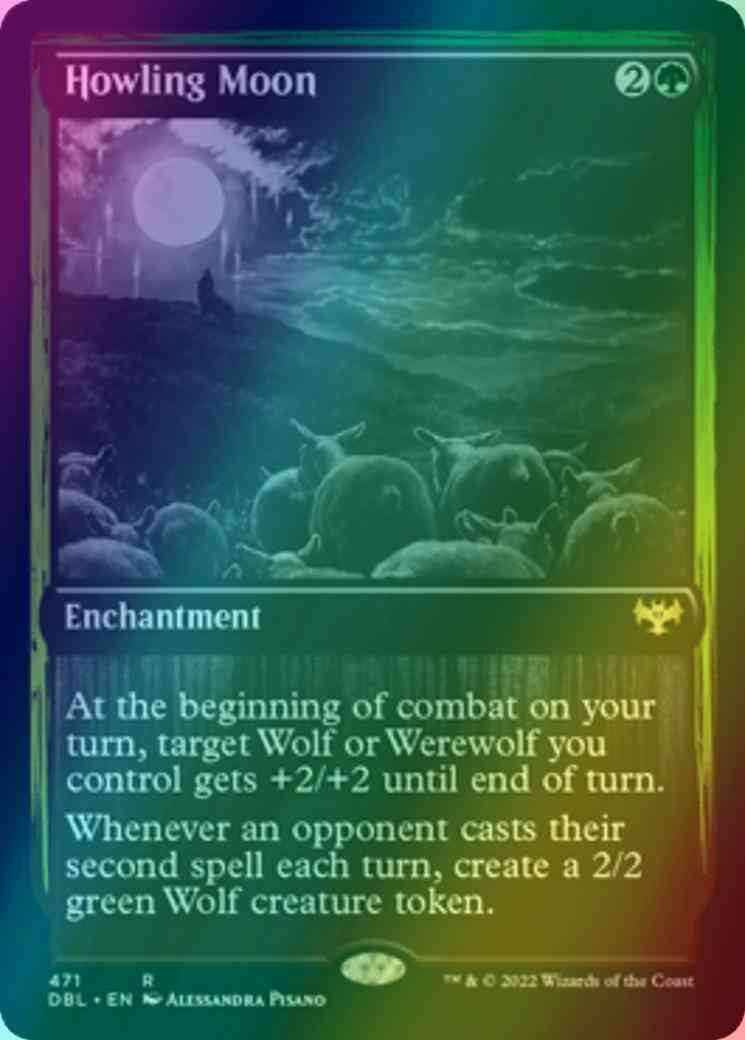 Howling Moon [471] [Innistrad: Double Feature] [Foil]