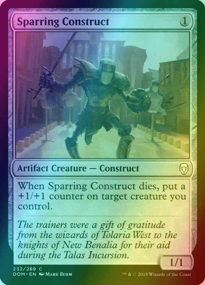 Sparring Construct [232] [Dominaria] [Foil]