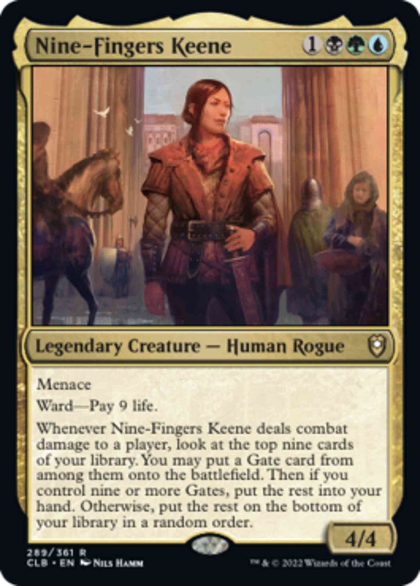 Nine-Fingers Keene [289] [Commander Legends: Battle for Baldur's Gate] [Non-Foil]