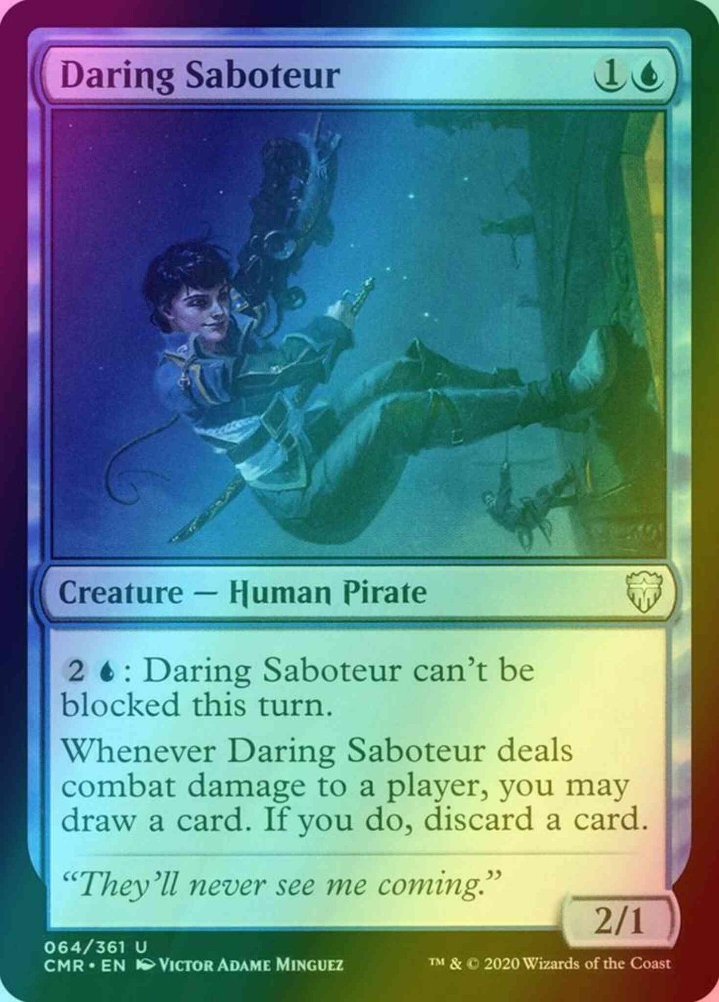 Daring Saboteur [64] [Commander Legends] [Foil]