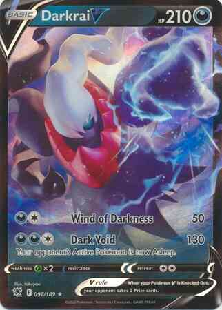 Darkrai V - 098/189 - Rare Ultra [swsh10-098] [Ultra]