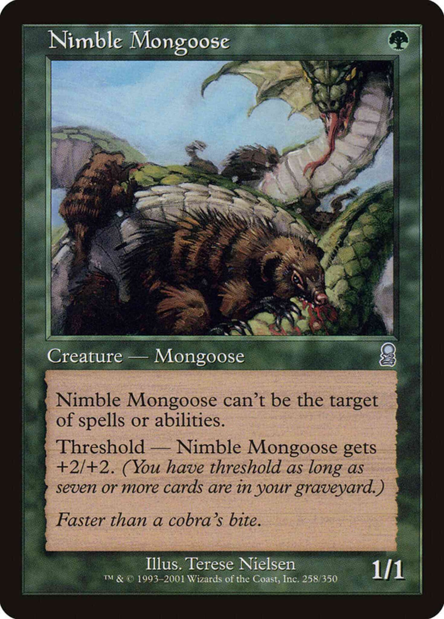Nimble Mongoose [258] [Odyssey] [Non-Foil]
