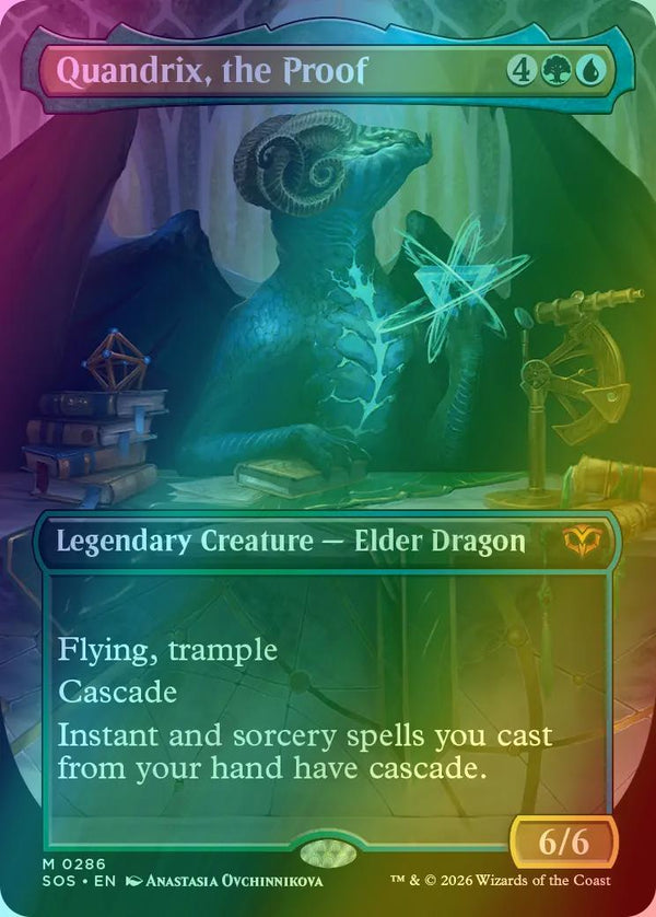 Quandrix, the Proof [286] [Borderless] [Secrets of Strixhaven] [Foil]