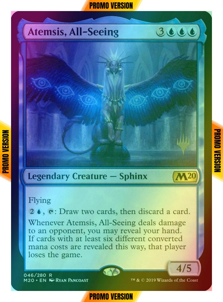 Atemsis, All-Seeing [46p] [Promo Pack] [Core Set 2020 Promos] [Foil]