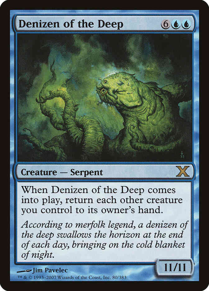 Denizen of the Deep [80] [Tenth Edition] [Non-Foil]
