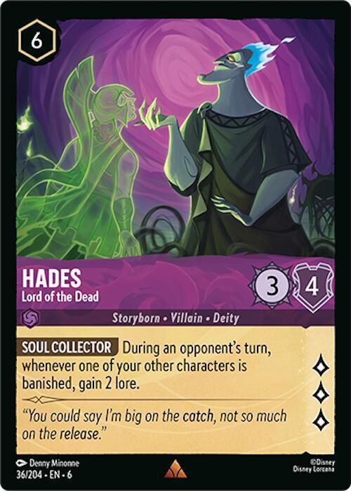 Hades - Lord of the Dead - 36/204 [Azurite Sea] [Non-Foil]