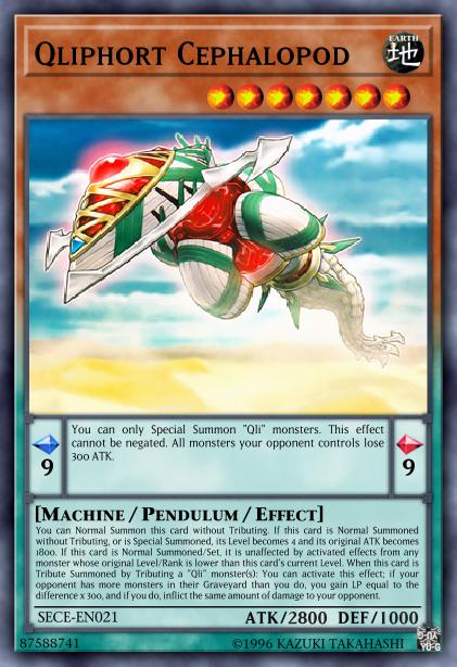 Qliphort Cephalopod - SECE-EN021 - Super Rare - 1st Edition