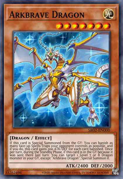 Arkbrave Dragon - SR02-EN000 - Ultra Rare - 1st Edition