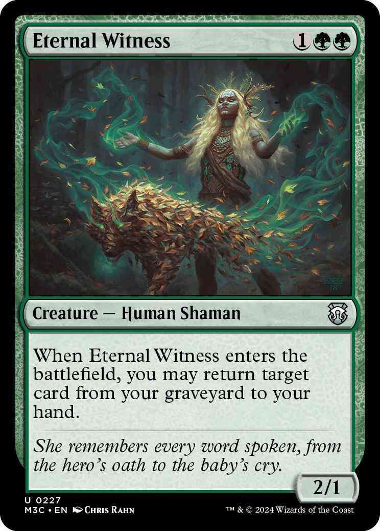 Eternal Witness [227] [Modern Horizons 3: Commander] [Non-Foil]