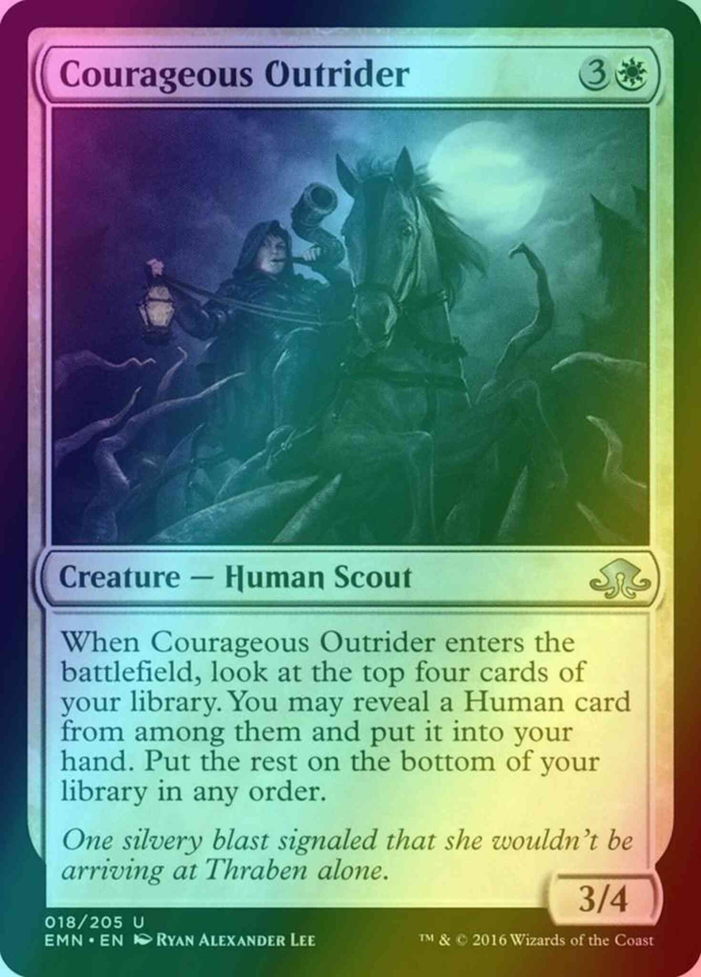 Courageous Outrider [18] [Eldritch Moon] [Foil]