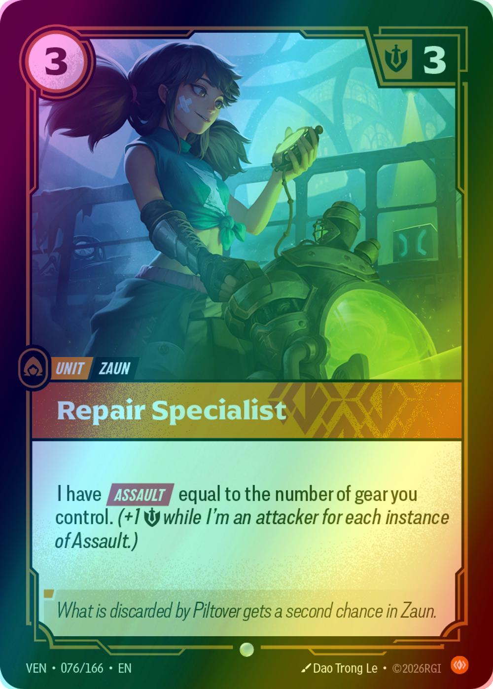 Repair Specialist - 076/166 [Vendetta] [Foil]