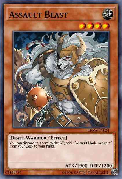 Assault Beast - CRMS-EN024 - Rare - 1st Edition