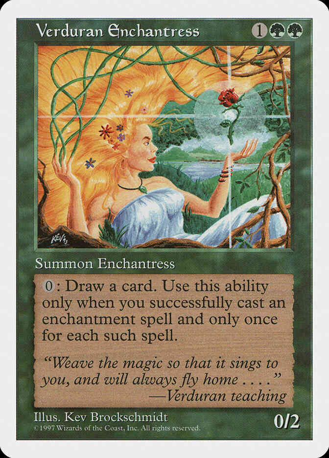 Verduran Enchantress [337] [Fifth Edition] [Non-Foil]