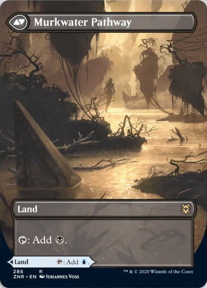 Clearwater Pathway // Murkwater Pathway [286] [Borderless] [Zendikar Rising] [Non-Foil]