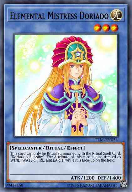 Elemental Mistress Doriado - TLM-EN034 - Rare - 1st Edition