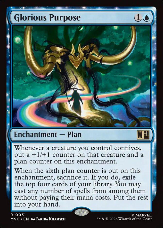 Glorious Purpose [31] [Marvel Super Heroes: Commander] [Non-Foil]