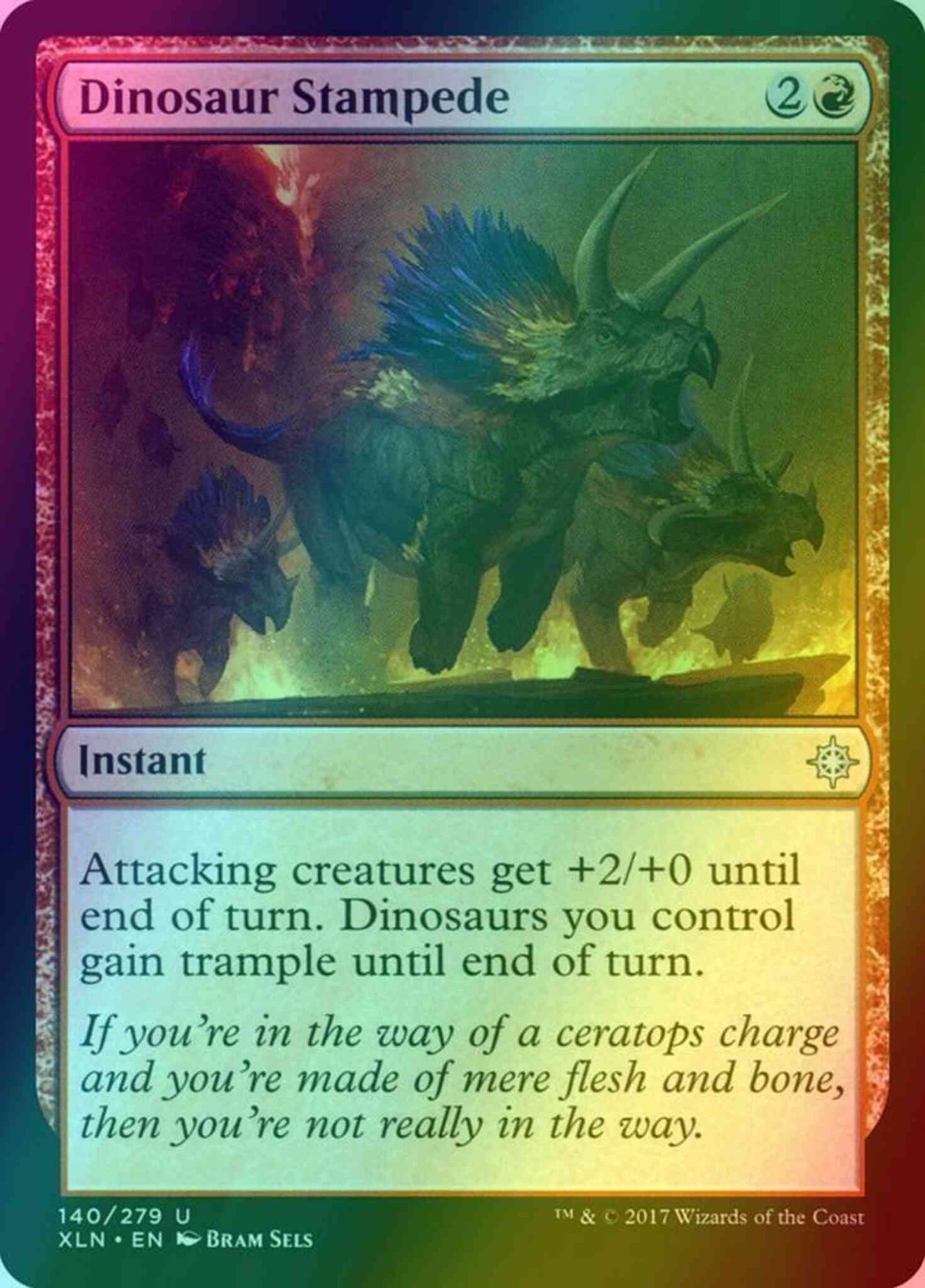 Dinosaur Stampede [140] [Ixalan] [Foil]