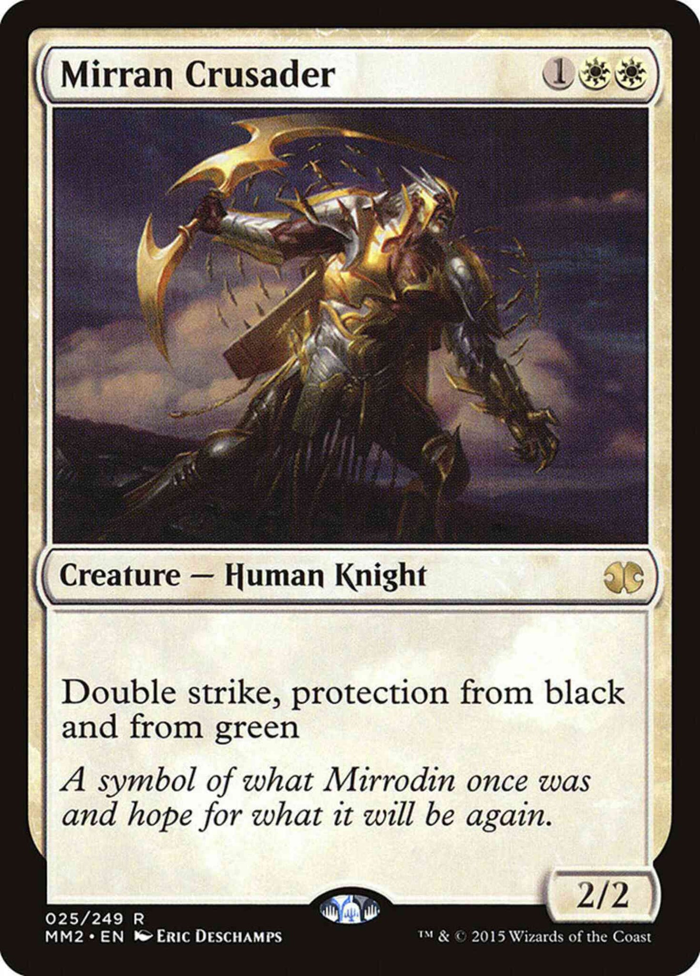Mirran Crusader [25] [Modern Masters 2015] [Non-Foil]