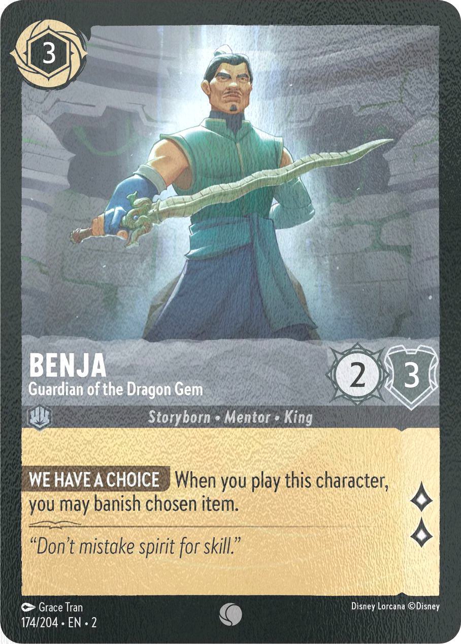 Benja - Guardian of the Dragon Gem - 174/204 [Rise Of The Floodborn] [Cold Foil]