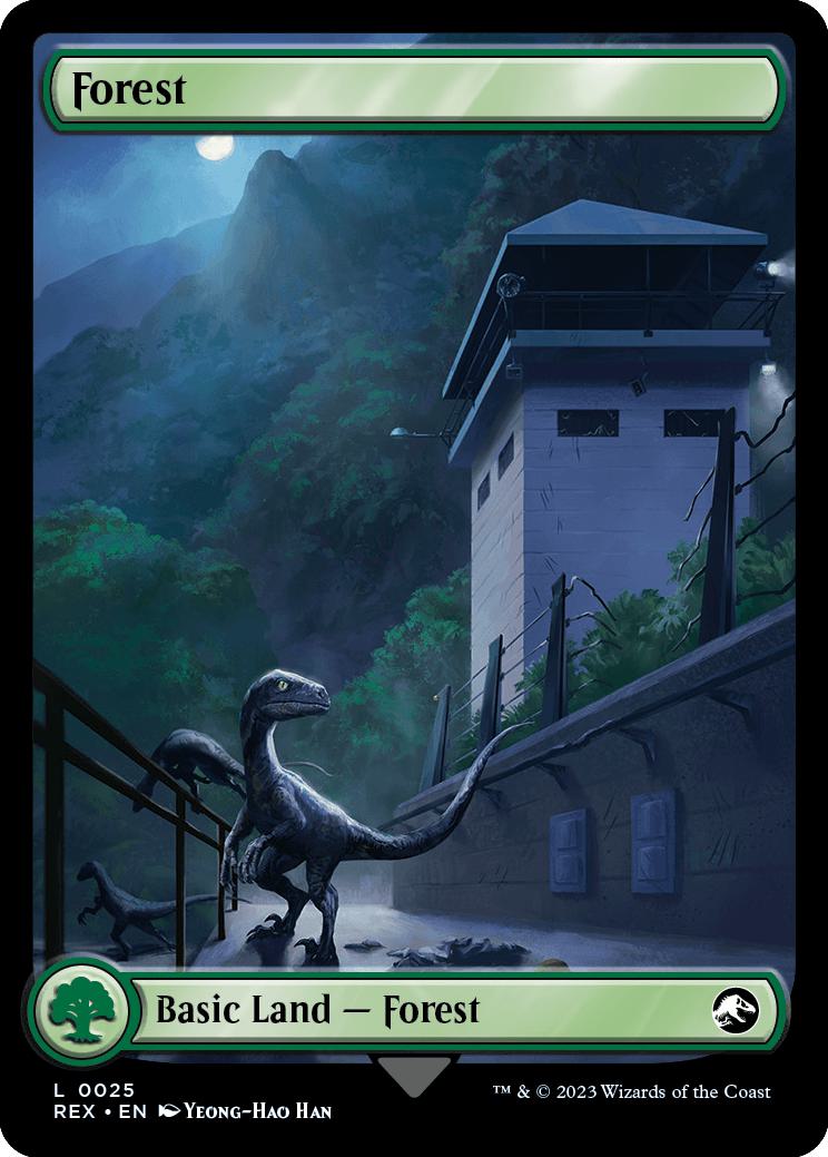 Forest // Forest [25] [Full Art] [Universes Beyond: Jurassic World Collection] [Non-Foil]