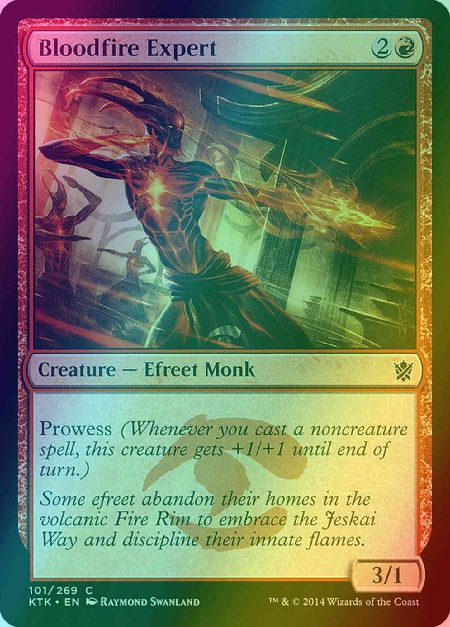 Bloodfire Expert [101] [Khans Of Tarkir] [Foil]