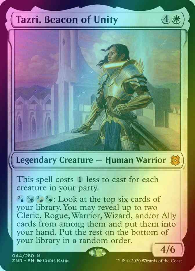 Tazri, Beacon of Unity [44] [Zendikar Rising] [Foil]