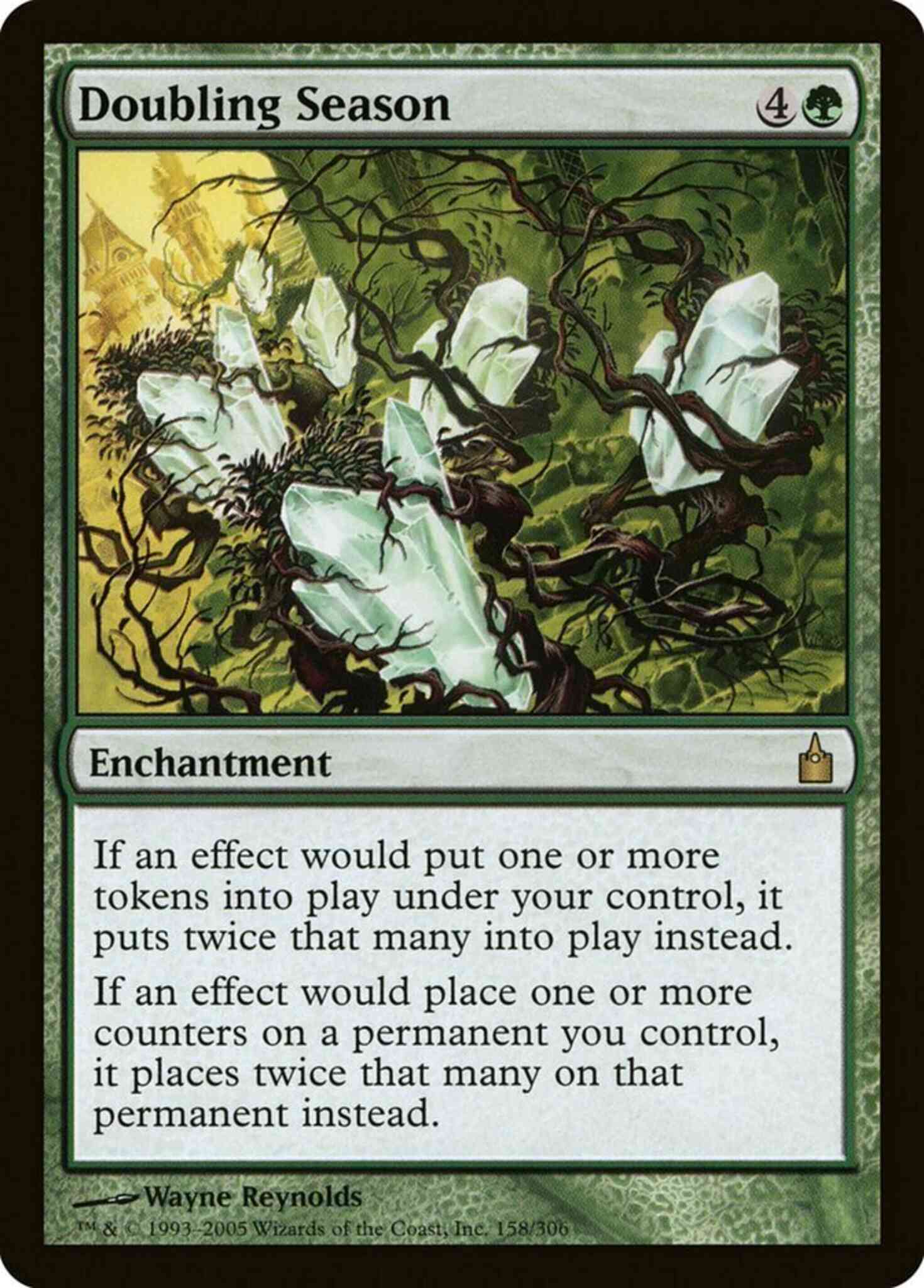 Doubling Season [158] [Ravnica City Of Guilds] [Non-Foil] – Face