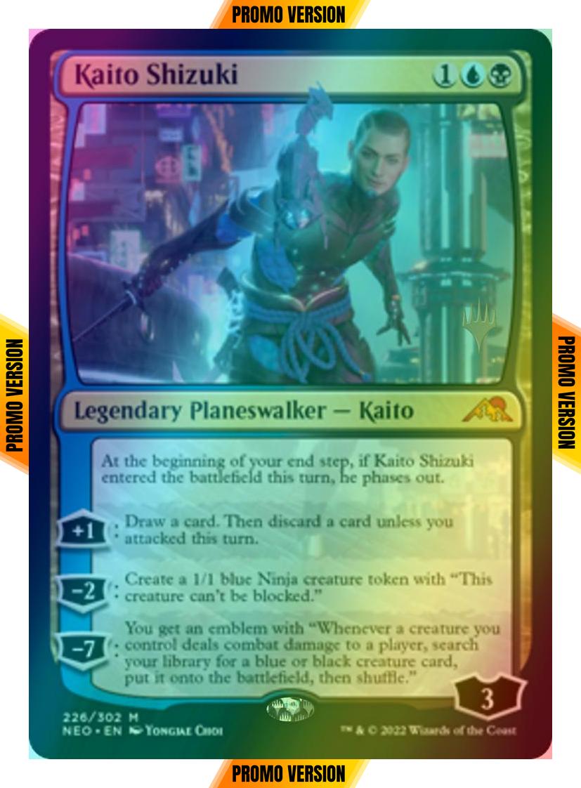 Kaito Shizuki [Promo Pack] [226p] [Kamigawa: Neon Dynasty: Promos] [Foil]