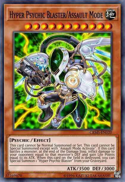 Hyper Psychic Blaster/Assault Mode - CRMS-EN020 - Ultimate Rare - Unlimited
