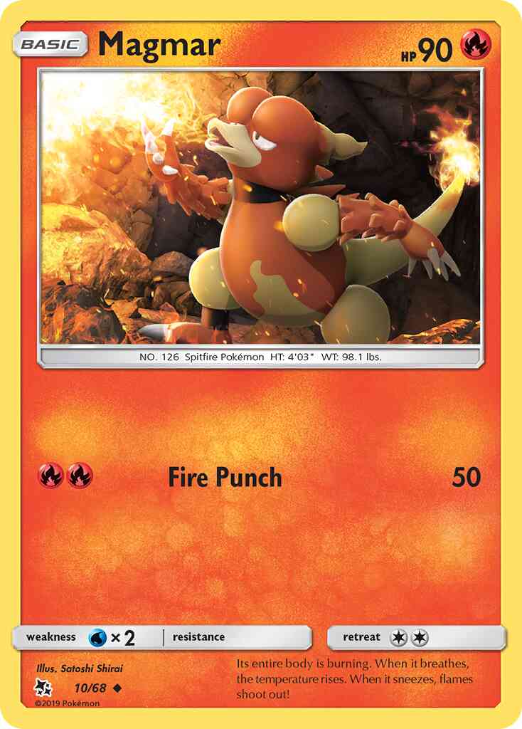 Magmar - 10/68 - Uncommon [sm115-10] [Non-Holo]