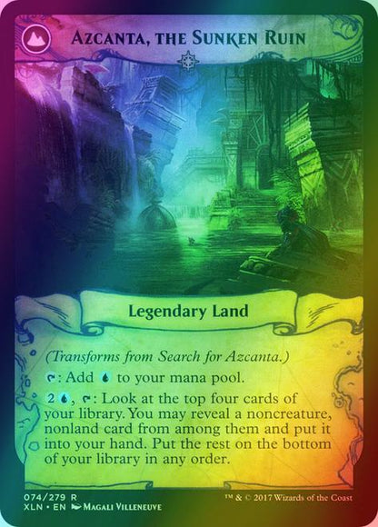Search for Azcanta // Azcanta, the Sunken Ruin [74s] [Ixalan Promos] [Foil]