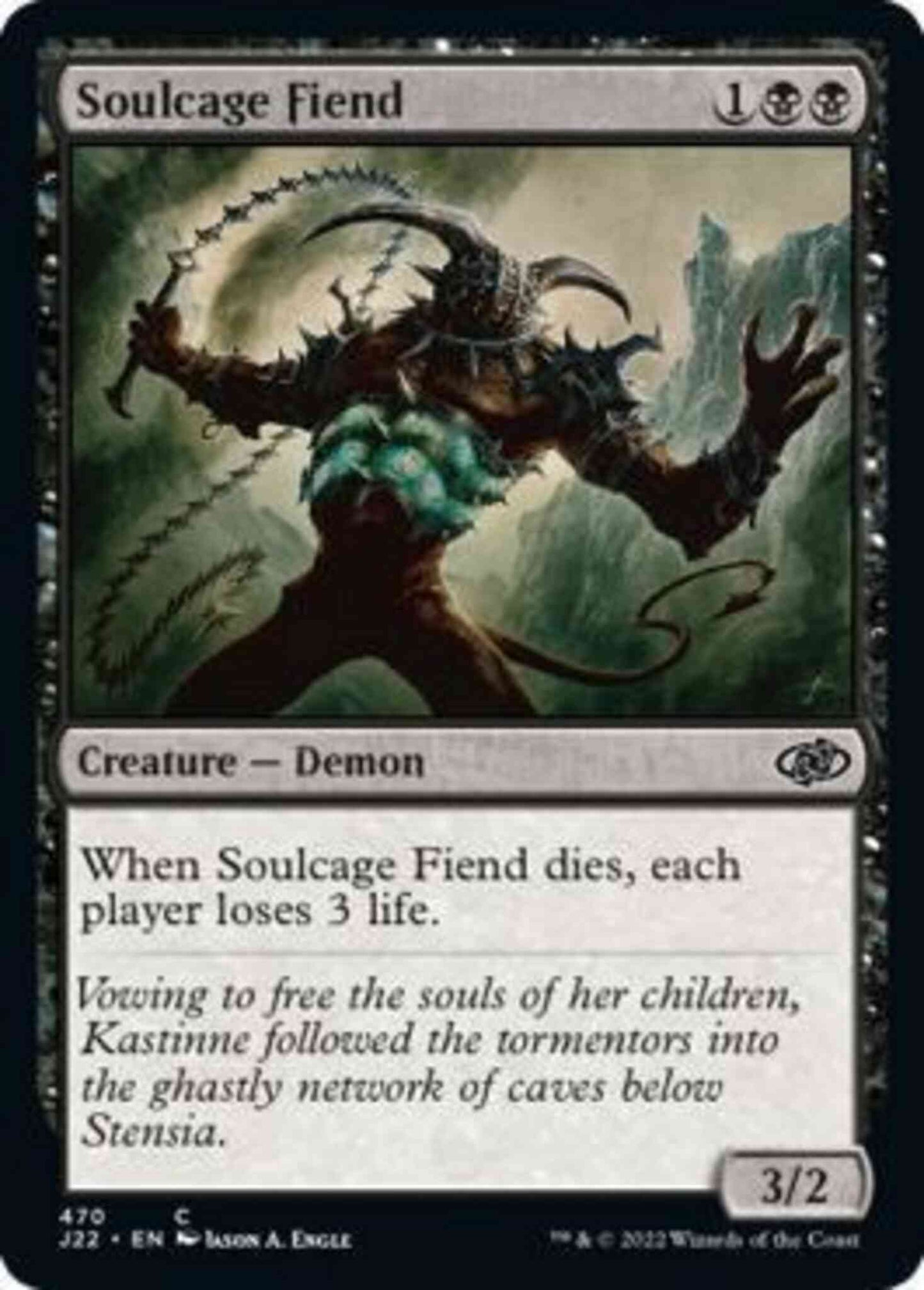 Soulcage Fiend [470] [Jumpstart 2022] [Non-Foil]