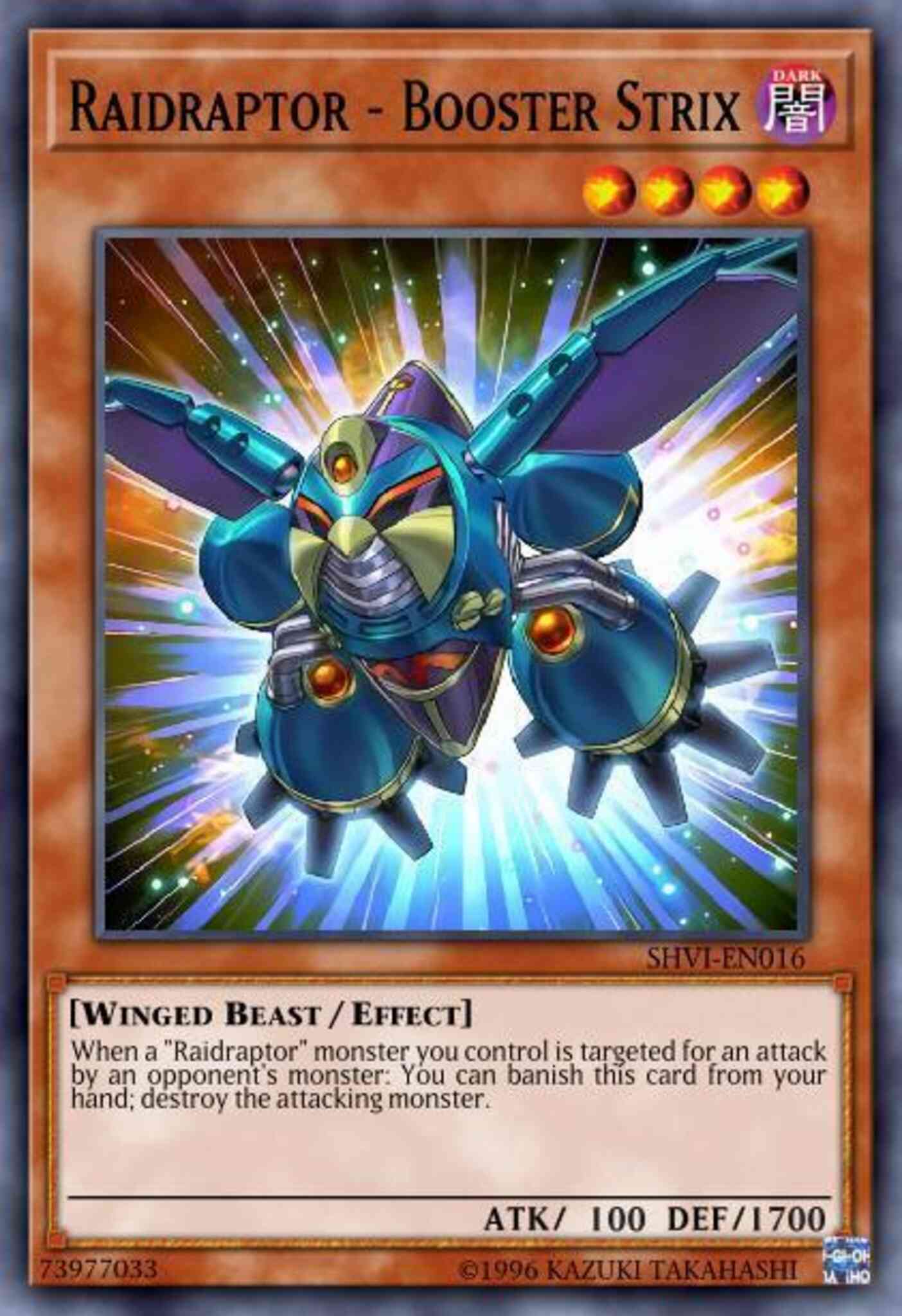 Raidraptor - Booster Strix - MP17-EN008 - Common - 1st Edition