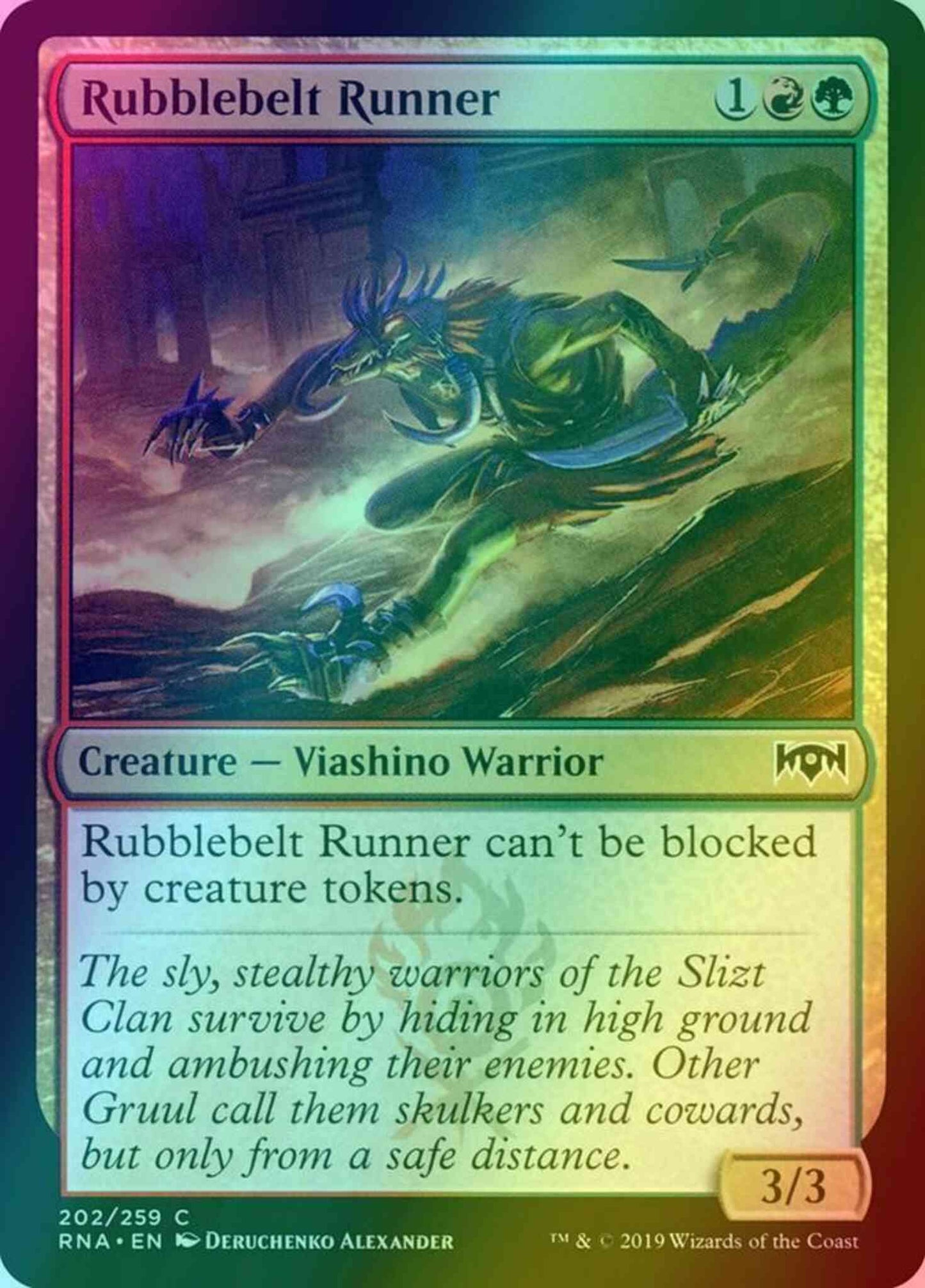 Rubblebelt Runner [202] [Ravnica Allegiance] [Foil]