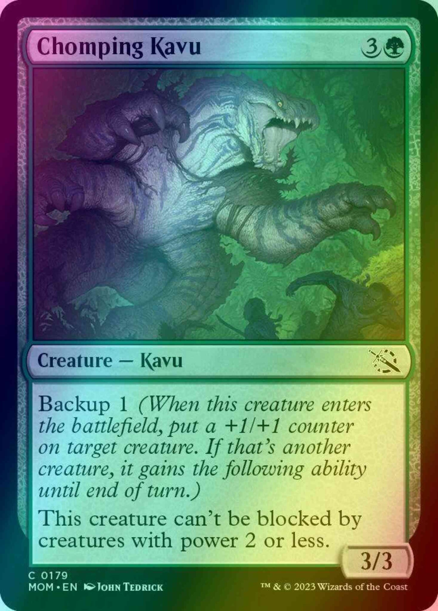 Chomping Kavu [179] [March of the Machine] [Foil]