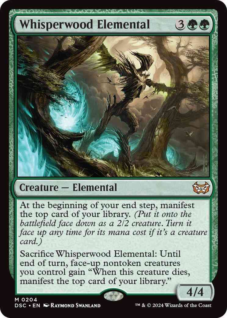 Whisperwood Elemental [204] [Duskmourn: House of Horror: Commander] [Non-Foil]