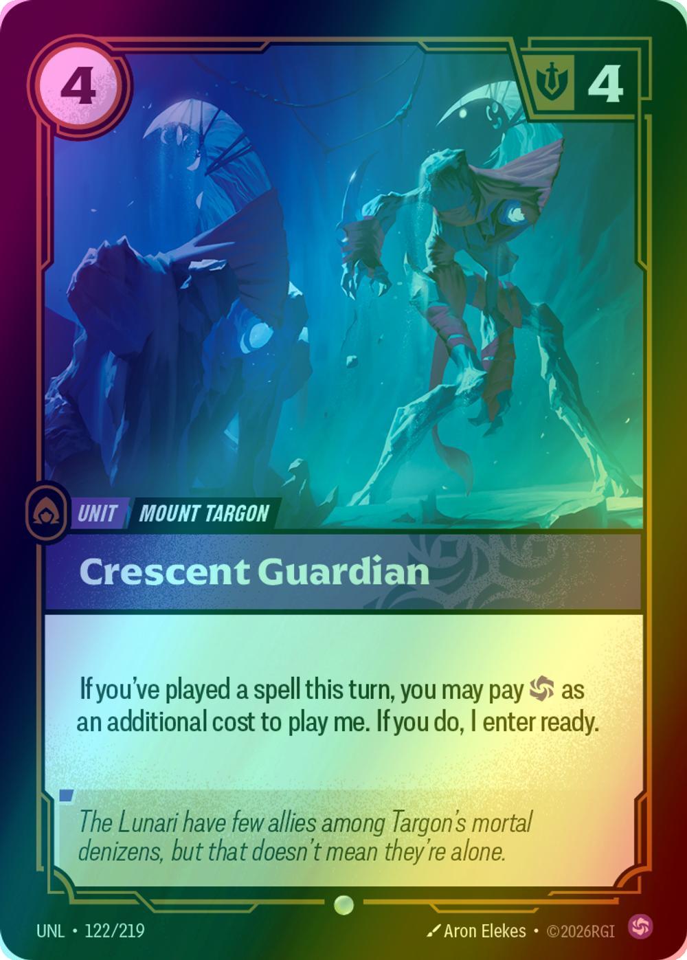 Crescent Guardian - 122/219 [Unleashed] [Foil]