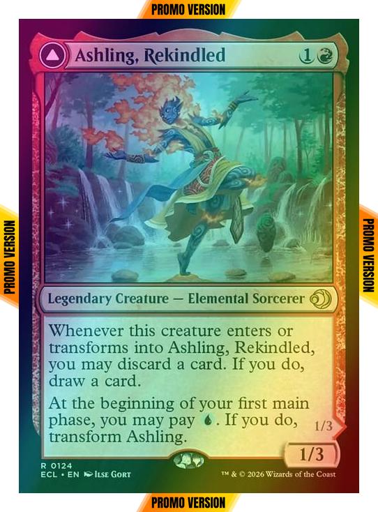 Ashling, Rekindled // Ashling, Rimebound [124p] [Promo Pack] [Lorwyn Eclipsed: Promos] [Foil]