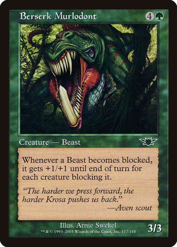 Berserk Murlodont [117] [Legions] [Non-Foil]
