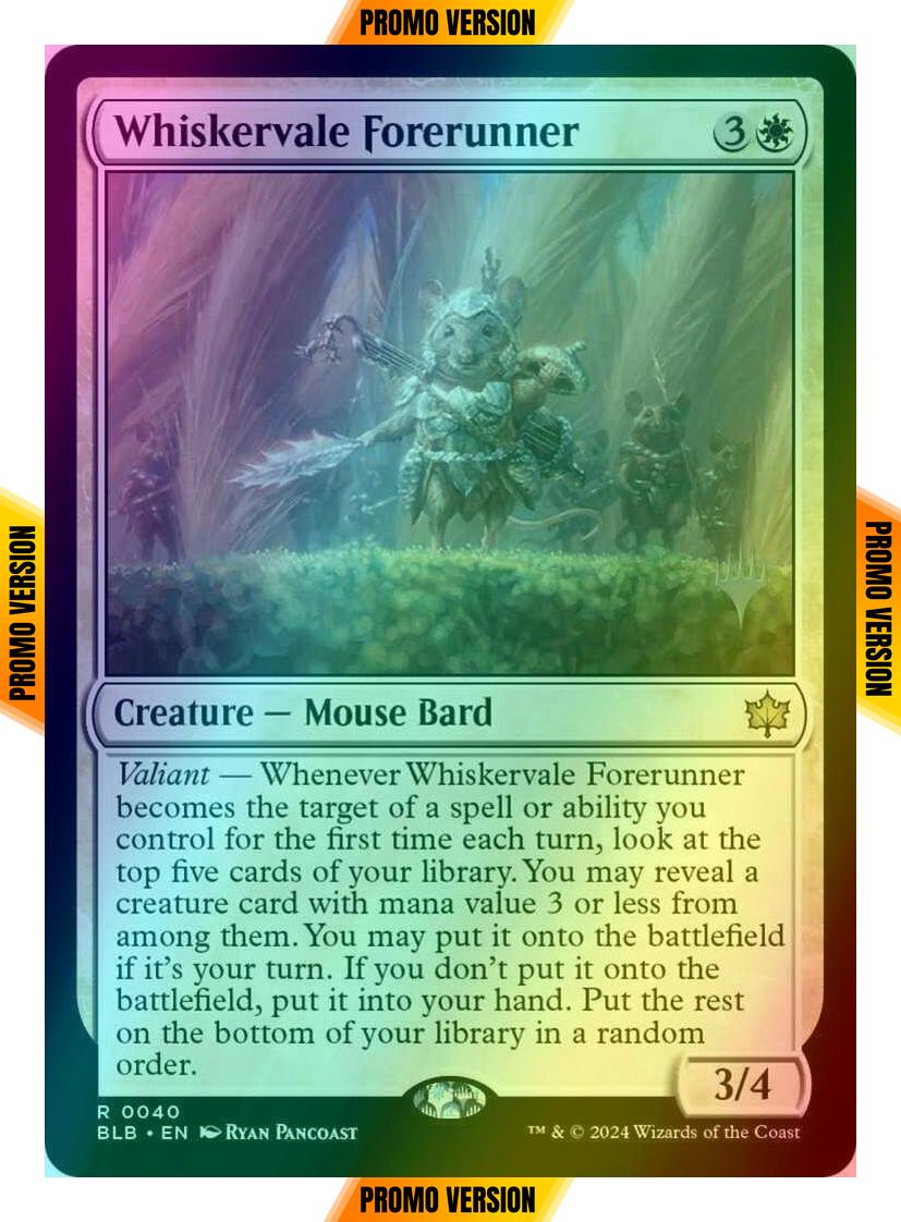 Whiskervale Forerunner [40p] [Promo Pack] [Bloomburrow: Promos] [Foil]