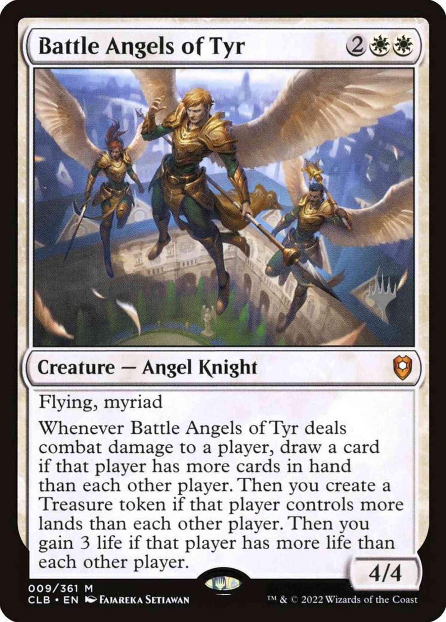 Battle Angels of Tyr [9p] [Promo Pack] [Commander Legends: Battle for Baldur's Gate: Promos] [Non-Foil]