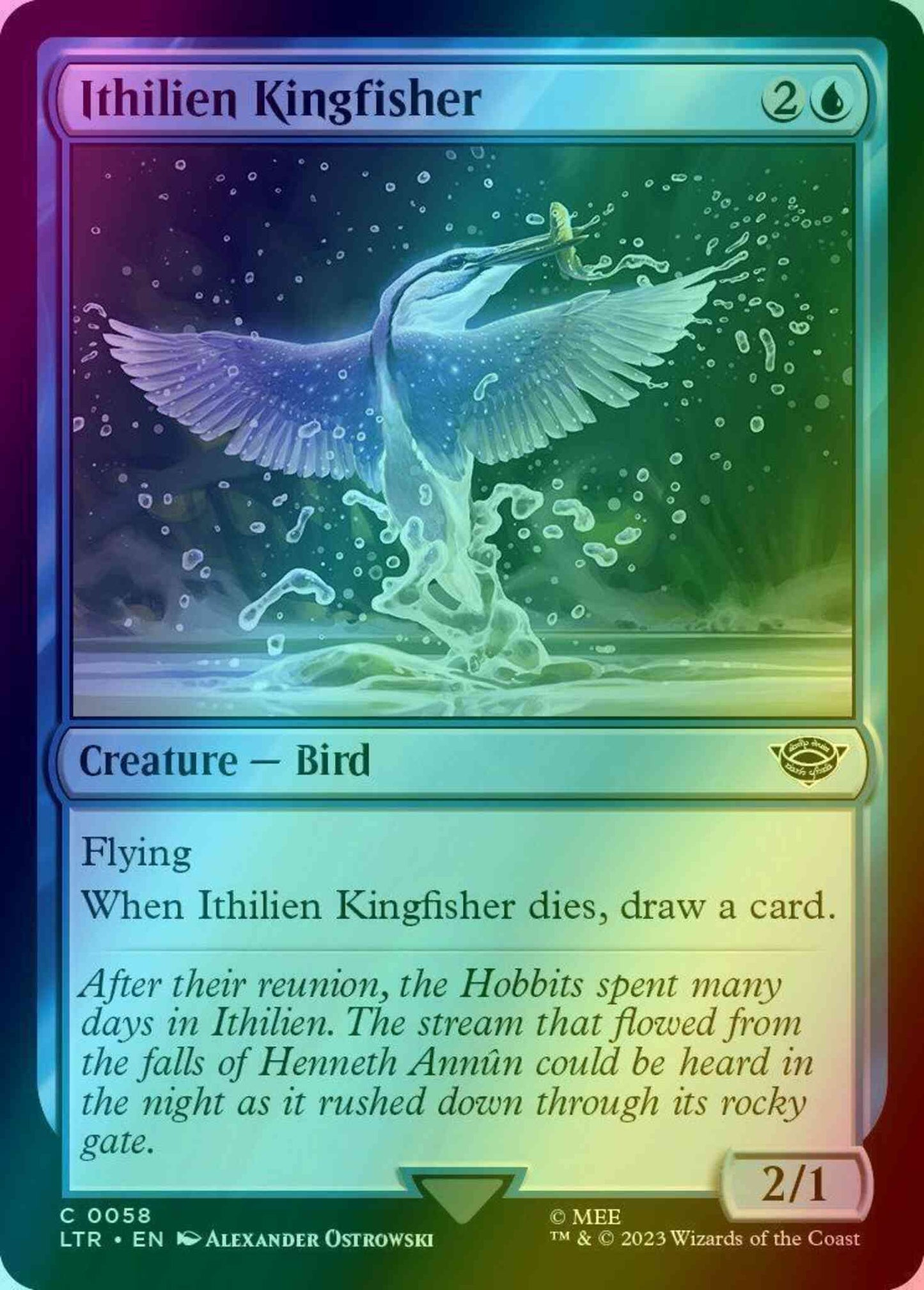 Ithilien Kingfisher [58] [The Lord of the Rings: Tales of Middle-earth] [Foil]