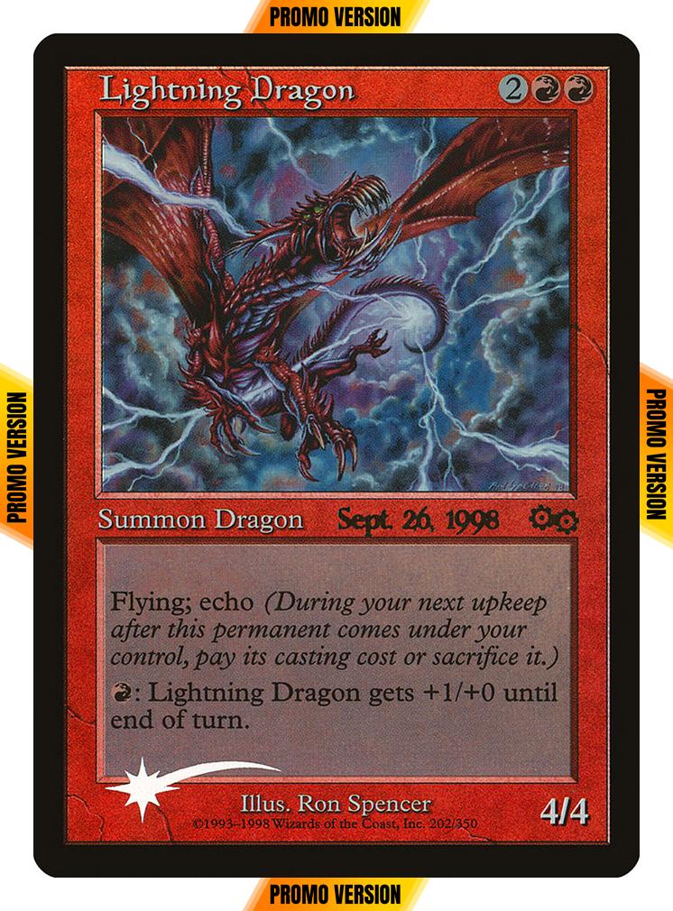Lightning Dragon [4] [Prerelease Events] [Foil]