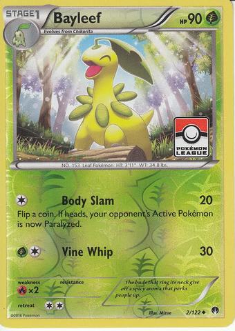 Bayleef - 2/122 - XY Breakpoint - Pokemon League Promo [Reverse Holo]