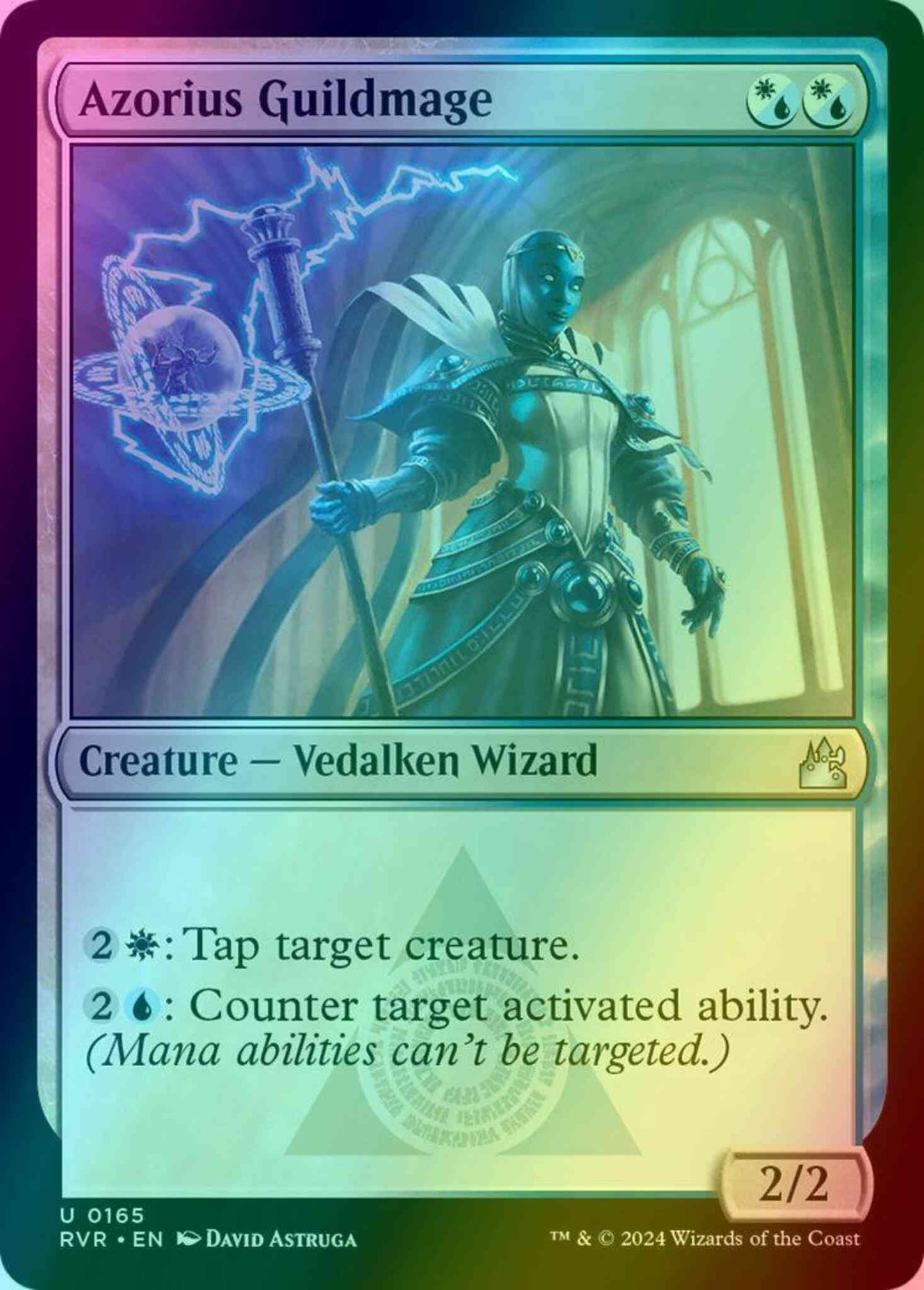 Azorius Guildmage [165] [Ravnica Remastered] [Foil]