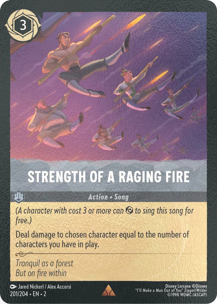 Strength of a Raging Fire - 201/204 [Rise Of The Floodborn] [Cold Foil]