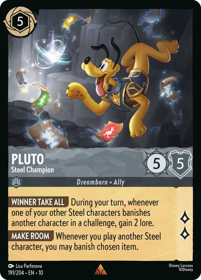 Pluto - Steel Champion - 191/204 [Whispers in the Well] [Non-Foil]