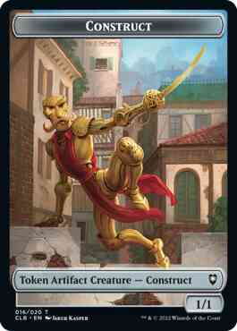 Construct Token [16] [Commander Legends: Battle for Baldur's Gate: Tokens] [Non-Foil]