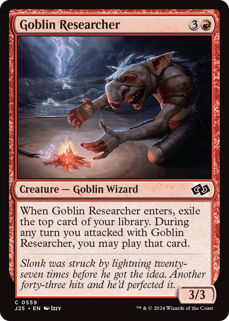 Goblin Researcher [559] [Foundations: Jumpstart] [Non-Foil]