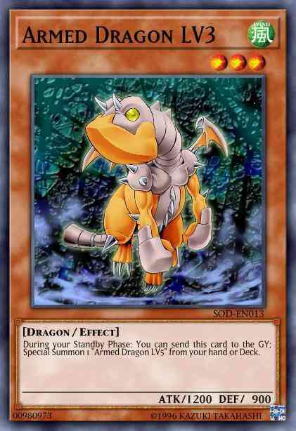 Armed Dragon LV3 - SD1-EN005 - Common - 1st Edition